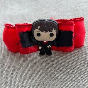 Red and Black Kids Hair Clip